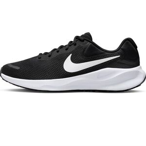 Nike Revolution 7 Men's Black and White Athletic Shoes